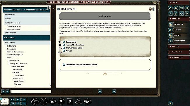 Fantasy Grounds - A Threatened Democracy