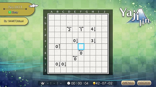 Puzzle by Nikoli W Yajilin