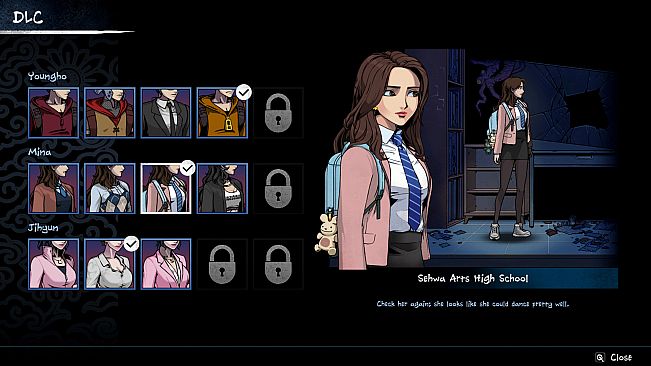The Coma 3: Bloodlines - Sehwa Arts High School Skin