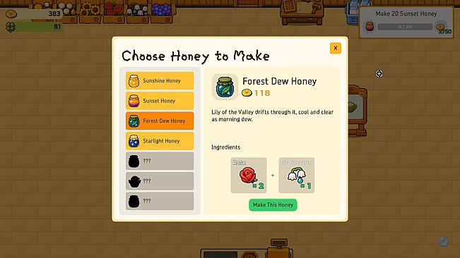 Little Bear`s Honey Shop