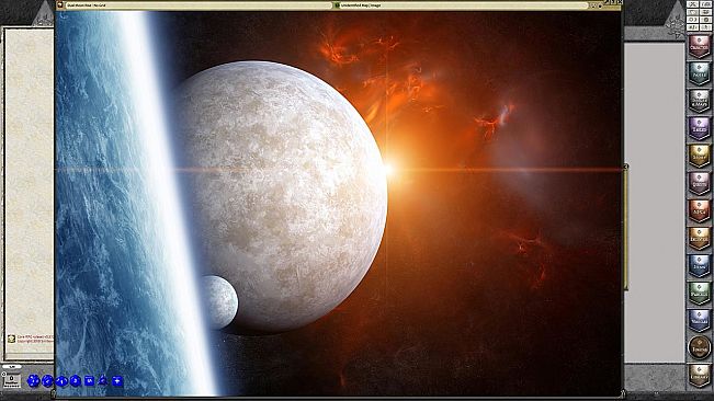 Fantasy Grounds - Star Battles: Orbital Sunrise Space Map Pack
