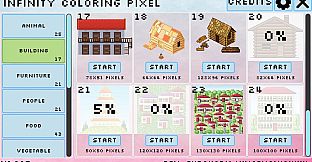 Infinity Coloring Pixel