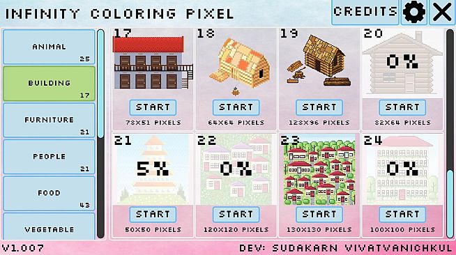 Infinity Coloring Pixel