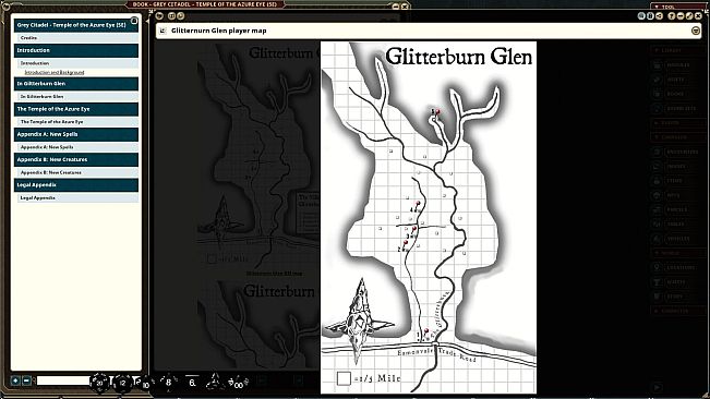 Fantasy Grounds - The Grey Citadel - Temple of the Azure Eye