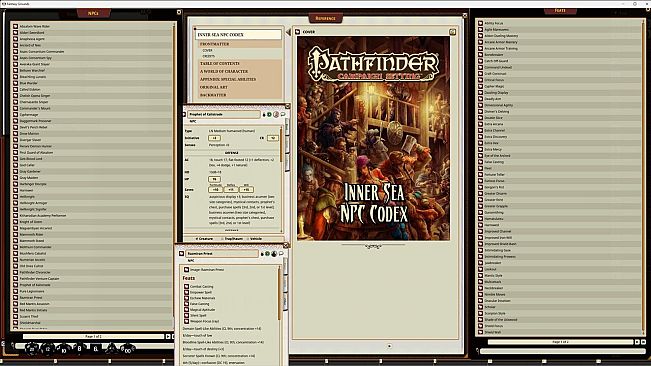 Fantasy Grounds - Pathfinder RPG - Campaign Setting: Inner Sea NPC Codex