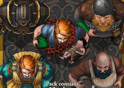 Fantasy Grounds - Devin Night Pack 211: Dwarves