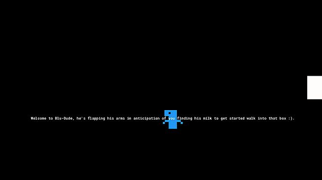 Blu-Dude In The Quest for Chocolate Milk