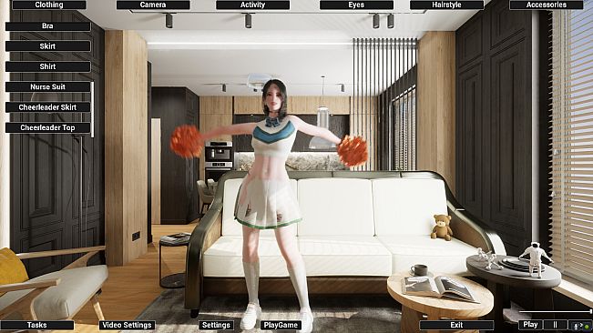 Virtual Girlfriend Lia - Cheerleader Girl