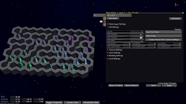Maze Engine - In Game Level Editor