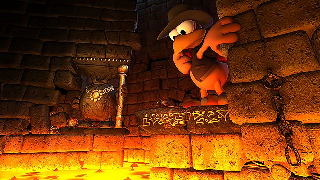 Crazy Chicken Jump 'n' Run Traps and Treasures