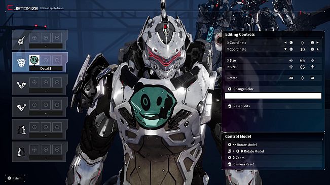 Daemon X Machina: Titanic Scion - Decal Set