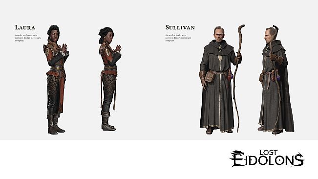 Lost Eidolons - Artbook & World Map