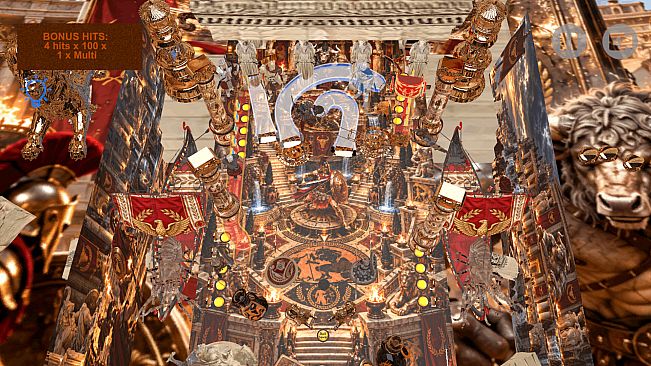 Pinball Pirate Fantasy Gladiators