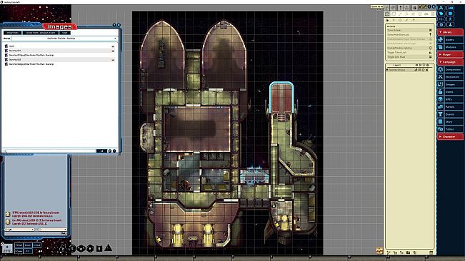 Fantasy Grounds - Starfinder RPG - Flip-Mat Starship