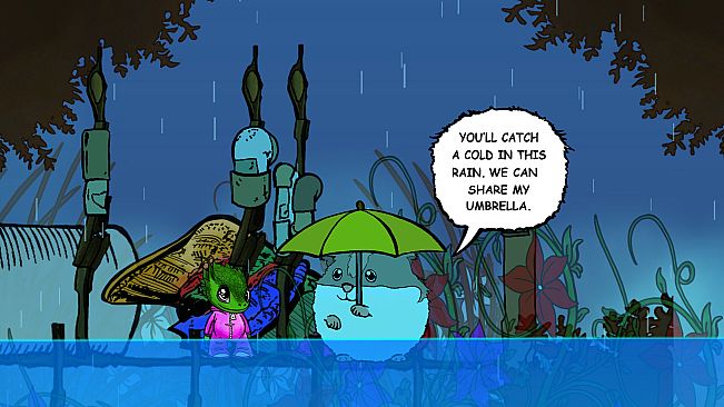 Visual novel for the kids: Lumi And Baby - Hamster And Baby Dragon