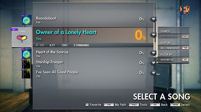 Rocksmith 2014 Edition – Remastered – Yes - “Owner of a Lonely Heart”