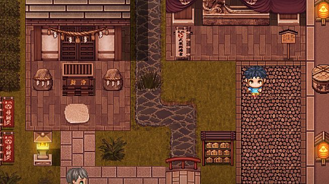 RPG Maker MV - SERIALGAMES Living Good City Tileset - Shrine and Temples SET