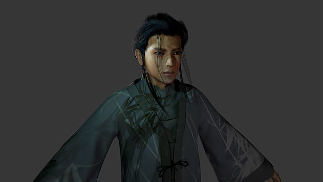 探灵笔记-古墓地宫系列：穆正英·竹纹绉得罗（附送29999灵币）