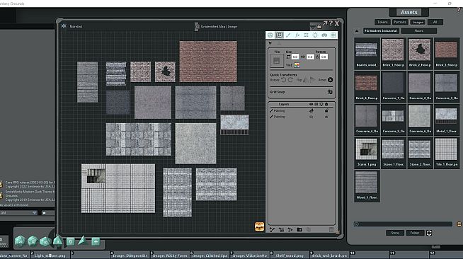 Fantasy Grounds - FG Modern Industrial Map Pack 1