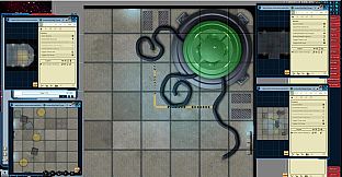 Fantasy Grounds - Starfinder Flip-Tiles - Space Station Docking Bay Expansion
