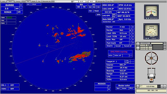 ARPA radar Simulator