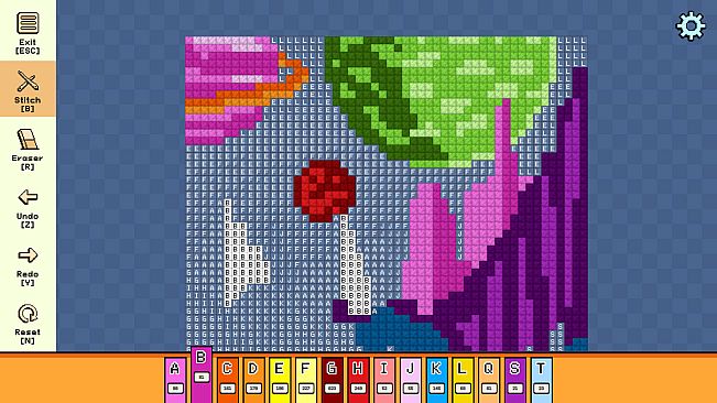 Pixel Cross Stitch - Alien Worlds Pack 3