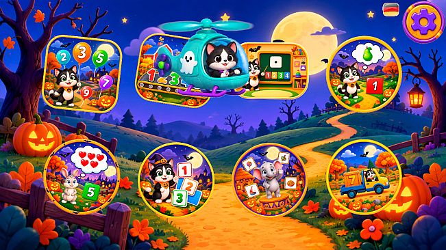 123 Halloween Early Learning Games for Kids, Toddlers, Babies 1+