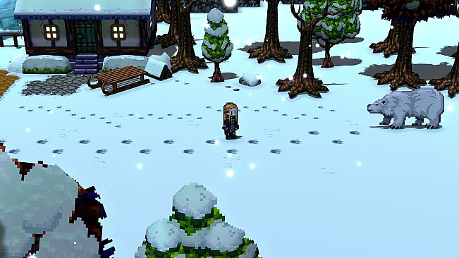 RPG Developer Bakin PixelScapes Winter Pack
