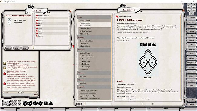 Fantasy Grounds - D&D Adventurers League 10-04 Cold Benevolence