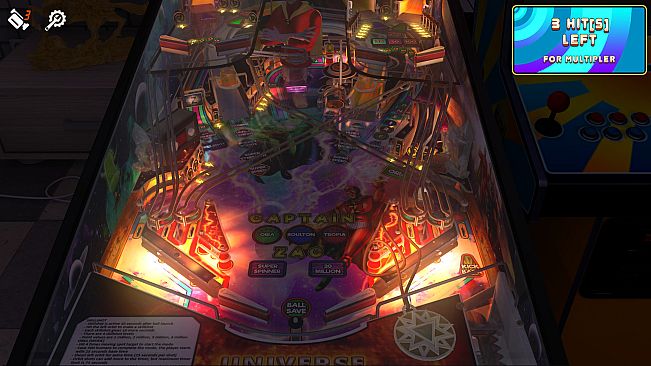 Zaccaria Pinball - Universe Deluxe Pinball Table