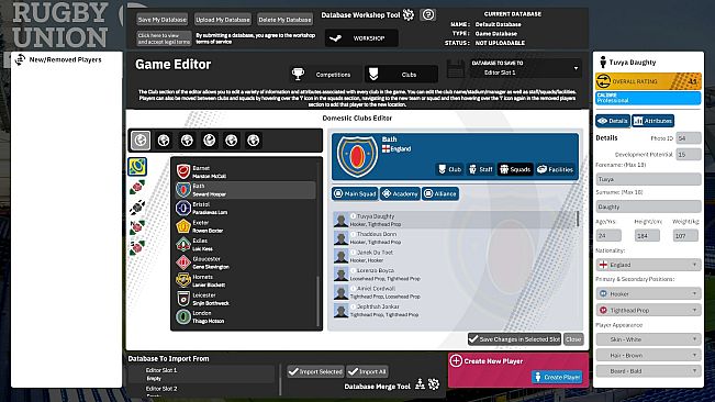 Rugby Union Team Manager 4