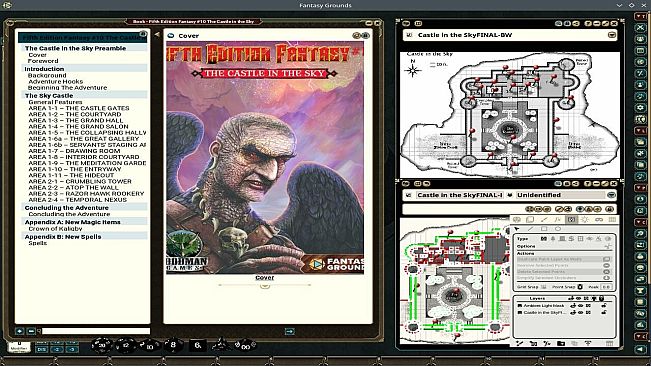 Fantasy Grounds - Fifth Edition Fantasy #10 The Castle in the Sky