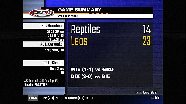 Gridiron Masters '98