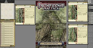 Fantasy Grounds - Pathfinder RPG - Map Pack: Perilous paths