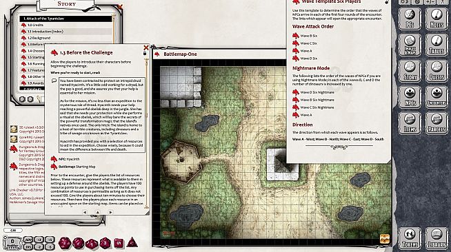 Fantasy Grounds - Dungeons & Dragons - Lair Assault: Attack of the Tyrantclaw (5E)