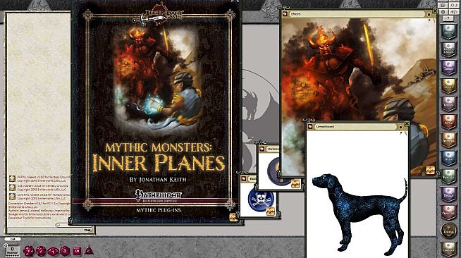 Fantasy Grounds - Mythic Monster #7: Inner Planes (PFRPG)