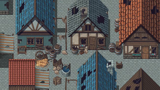 RPG Maker MV - Winlu Fantasy Tileset - Destroyed Exterior