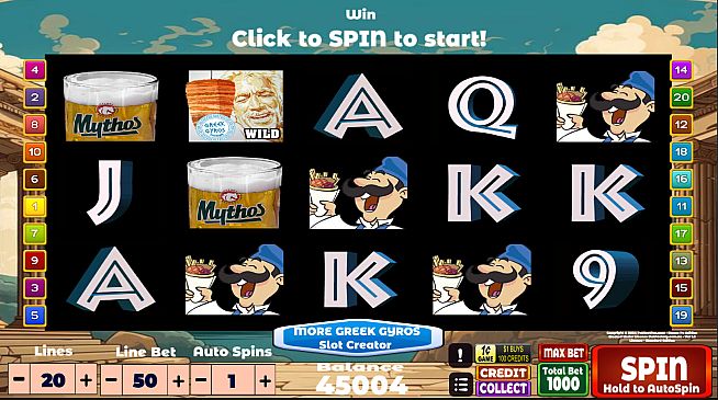 More Panda Slot Creator - Greek Gyros Addon Theme