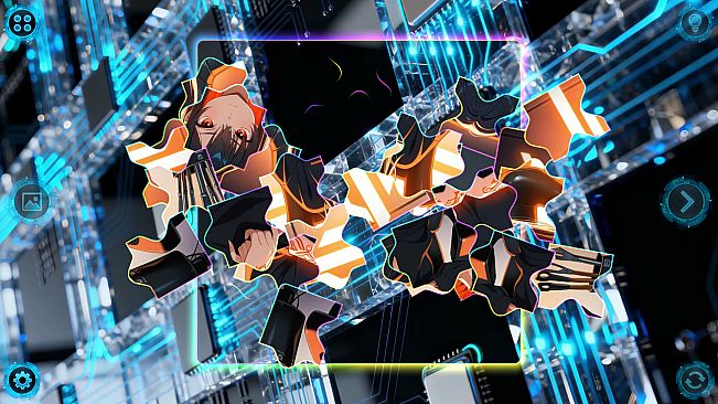 NEONOVA Puzzle: Blue