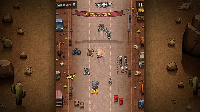 Rude Racers: 2D Combat Racing