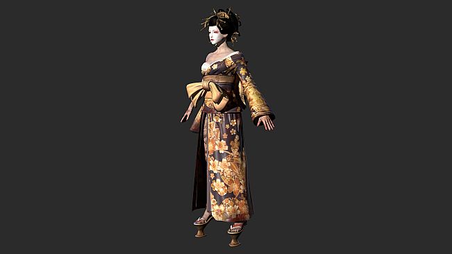 灵魂筹码 - 花傀浮世乐套装 Soul at Stake - "Ukiyoe" The Geisha's Kimono