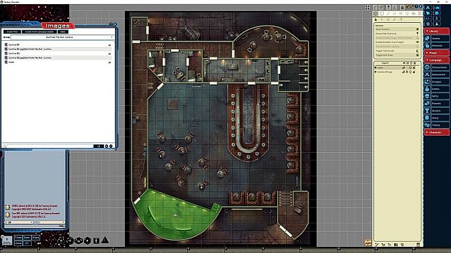 Fantasy Grounds - Starfinder RPG - Flip-Mat - Cantina