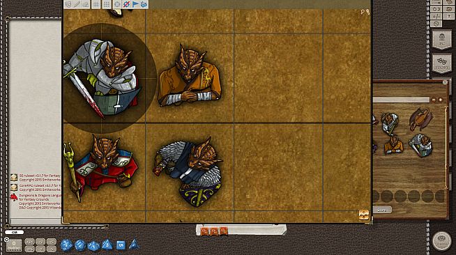 Fantasy Grounds - Copper Dragons (Token Pack)