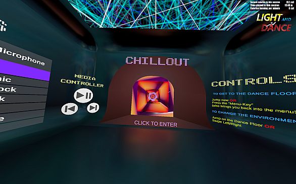 Light and Dance VR - Music, Action, Relaxation
