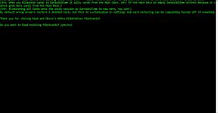 Retro Elimination Flashcards