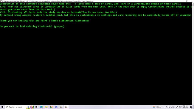 Retro Elimination Flashcards
