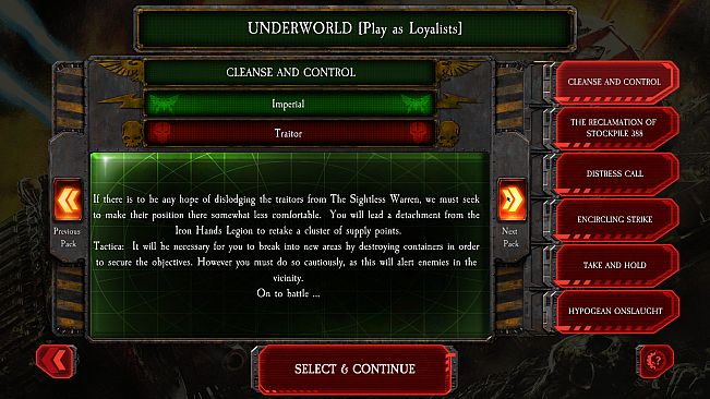 The Horus Heresy: Battle of Tallarn - Underworld Campaign