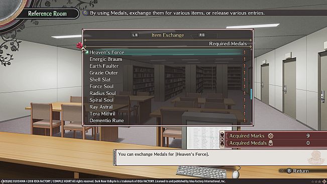 Dark Rose Valkyrie: New Equipment Content Item Addition Pack