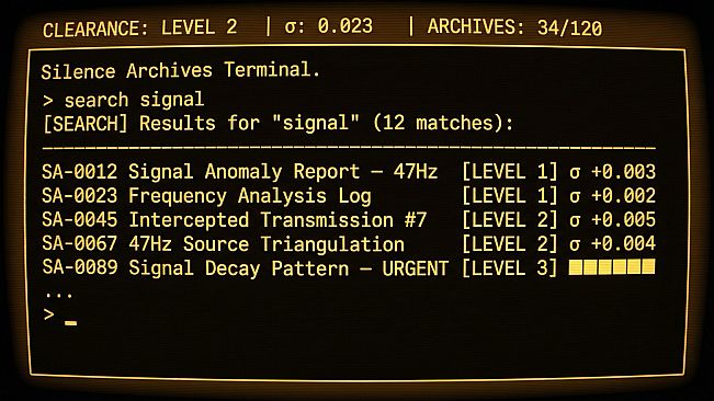 Silence Archives Terminal