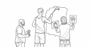 100 Cats Lost in Modern Art Mayhem